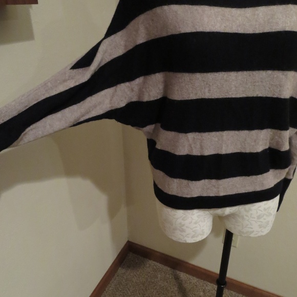 BCBG MaxAzria Camille striped dolman sweater wool - Picture 4 of 5